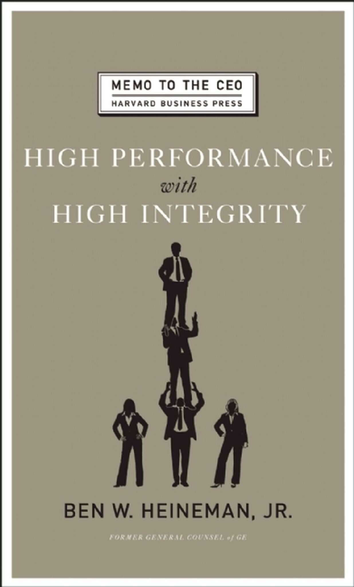 Cover image for High Performance with High Integrity ISBN 9781422122952